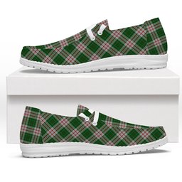 ScotsTee Shop Scottish MacDiarmid Dress Tartan Plaid Canvas Loafer Shoes