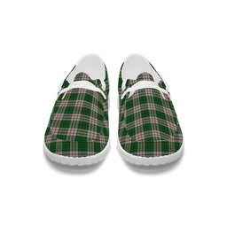 ScotsTee Shop Scottish MacDiarmid Dress Tartan Plaid Canvas Loafer Shoes
