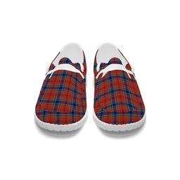 ScotsTee Shop Scottish MacCreary Modern Tartan Plaid Canvas Loafer Shoes