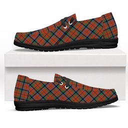 ScotsTee Shop Scottish MacCracken Ancient Tartan Plaid Canvas Loafer Shoes