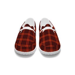 ScotsTee Shop Scottish MacDonald of Ardnamurchan Ancient Tartan Plaid Canvas Loafer Shoes