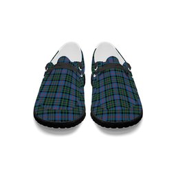 ScotsTee Shop Scottish MacCallum of Berwick Ancient Tartan Plaid Canvas Loafer Shoes
