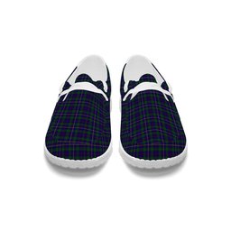 ScotsTee Shop Scottish MacCainsh Tartan Plaid Canvas Loafer Shoes