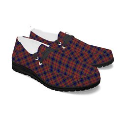 ScotsTee Shop Scottish MacCreary Tartan Plaid Canvas Loafer Shoes