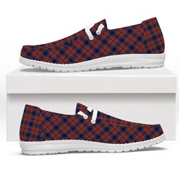 ScotsTee Shop Scottish MacCreary Tartan Plaid Canvas Loafer Shoes