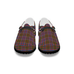 ScotsTee Shop Scottish MacColl Hunting Ancient Tartan Plaid Canvas Loafer Shoes