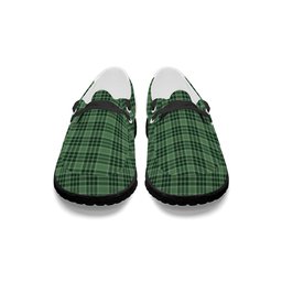 ScotsTee Shop Scottish MacDonald Lord of the Isles Hunting SC Tartan Plaid Canvas Loafer Shoes