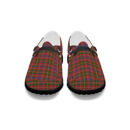 ScotsTee Shop Scottish MacDonald of Glenaladale Ancient Tartan Plaid Canvas Loafer Shoes