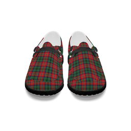 ScotsTee Shop Scottish MacCulloch Modern Tartan Plaid Canvas Loafer Shoes