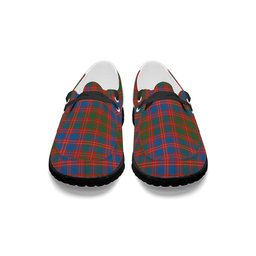 ScotsTee Shop Scottish MacColl Old Ancient Tartan Plaid Canvas Loafer Shoes