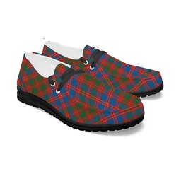 ScotsTee Shop Scottish MacColl Old Ancient Tartan Plaid Canvas Loafer Shoes