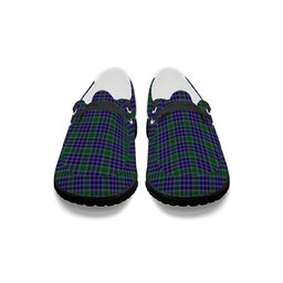 ScotsTee Shop Scottish MacDonald Lord of the Isles Hunting 2 Tartan Plaid Canvas Loafer Shoes