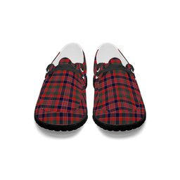 ScotsTee Shop Scottish MacDonald of Boisdale Modern Tartan Plaid Canvas Loafer Shoes