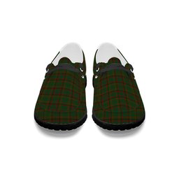 ScotsTee Shop Scottish MacCracken Hunting Tartan Plaid Canvas Loafer Shoes