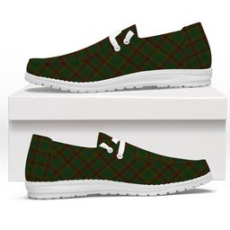 ScotsTee Shop Scottish MacCracken Hunting Tartan Plaid Canvas Loafer Shoes