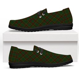 ScotsTee Shop Scottish MacCracken Hunting Tartan Plaid Canvas Loafer Shoes