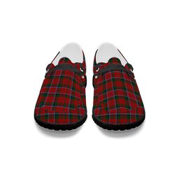 ScotsTee Shop Scottish MacCracken Tartan Plaid Canvas Loafer Shoes