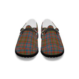 ScotsTee Shop Scottish MacDonald of Boisdale Ancient Tartan Plaid Canvas Loafer Shoes