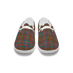 ScotsTee Shop Scottish MacDonald of Boisdale Ancient Tartan Plaid Canvas Loafer Shoes