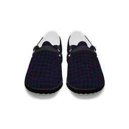 ScotsTee Shop Scottish MacCaughan or MacEachain Tartan Plaid Canvas Loafer Shoes