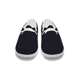 ScotsTee Shop Scottish MacCallum of Berwick Tartan Plaid Canvas Loafer Shoes