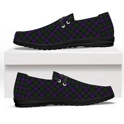 ScotsTee Shop Scottish MacCallum of Berwick Tartan Plaid Canvas Loafer Shoes