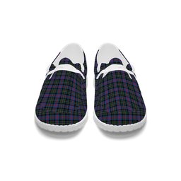 ScotsTee Shop Scottish MacCallum of Berwick Modern Tartan Plaid Canvas Loafer Shoes