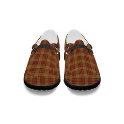 ScotsTee Shop Scottish MacBrair Hunting Tartan Plaid Canvas Loafer Shoes