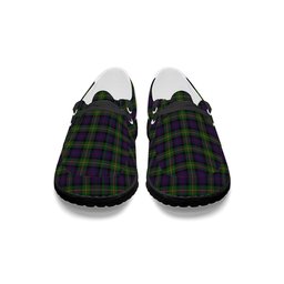 ScotsTee Shop Scottish MacDonell of Glengarry 3 Tartan Plaid Canvas Loafer Shoes
