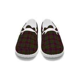 ScotsTee Shop Scottish MacIntyre and Glenorchy Tartan Plaid Canvas Loafer Shoes