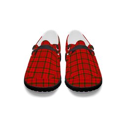 ScotsTee Shop Scottish MacDonnell of Keppoch Modern SC Tartan Plaid Canvas Loafer Shoes