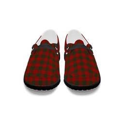 ScotsTee Shop Scottish MacGregor of Glenstrae Tartan Plaid Canvas Loafer Shoes
