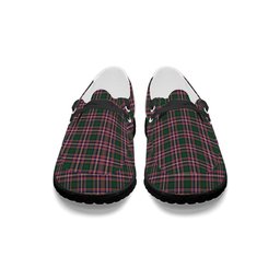 ScotsTee Shop Scottish MacFarlane Hunting Modern Tartan Plaid Canvas Loafer Shoes