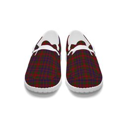 ScotsTee Shop Scottish MacIntyre of Gatehouse Tartan Plaid Canvas Loafer Shoes