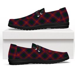 ScotsTee Shop Scottish MacInroy Rattray Tartan Plaid Canvas Loafer Shoes