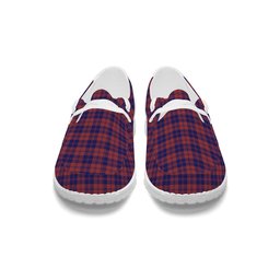 ScotsTee Shop Scottish MacGregor of Glengyle Tartan Plaid Canvas Loafer Shoes