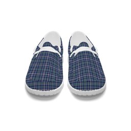 ScotsTee Shop Scottish MacHinery Dress Tartan Plaid Canvas Loafer Shoes