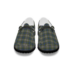 ScotsTee Shop Scottish MacDonell of Glengarry Dress Ancient Tartan Plaid Canvas Loafer Shoes
