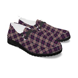 ScotsTee Shop Scottish MacDonald Pattern of Plaids Tartan Plaid Canvas Loafer Shoes
