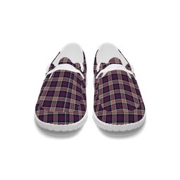 ScotsTee Shop Scottish MacDonald Pattern of Plaids Tartan Plaid Canvas Loafer Shoes