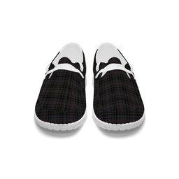 ScotsTee Shop Scottish MacInnes Homecoming Tartan Plaid Canvas Loafer Shoes