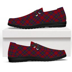 ScotsTee Shop Scottish MacGillivray Tartan Plaid Canvas Loafer Shoes