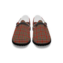 ScotsTee Shop Scottish MacDonald of Lochmaddy Ancient Tartan Plaid Canvas Loafer Shoes