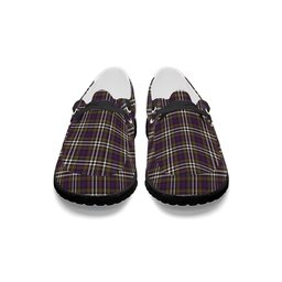ScotsTee Shop Scottish MacDonell of Glengarry Dress Modern Tartan Plaid Canvas Loafer Shoes