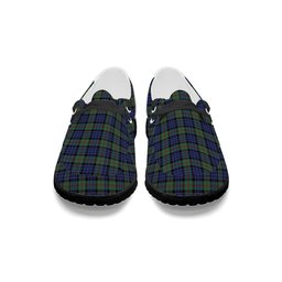 ScotsTee Shop Scottish MacFadzean or MacPhedran Tartan Plaid Canvas Loafer Shoes