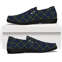 ScotsTee Shop Scottish MacFadzean or MacPhedran Tartan Plaid Canvas Loafer Shoes
