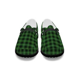 ScotsTee Shop Scottish MacIvor Hunting Ancient Tartan Plaid Canvas Loafer Shoes