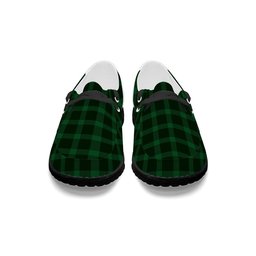 ScotsTee Shop Scottish MacKillen Hunting Tartan Plaid Canvas Loafer Shoes