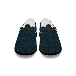 ScotsTee Shop Scottish MacKenzie Vestiarium Scoticum Tartan Plaid Canvas Loafer Shoes