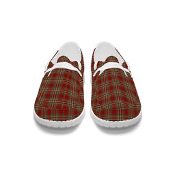 ScotsTee Shop Scottish MacKintosh Chief Tartan Plaid Canvas Loafer Shoes